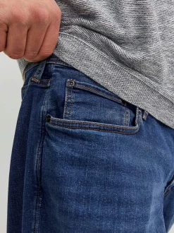 Regular Fit- Stretchjeans Blå denim