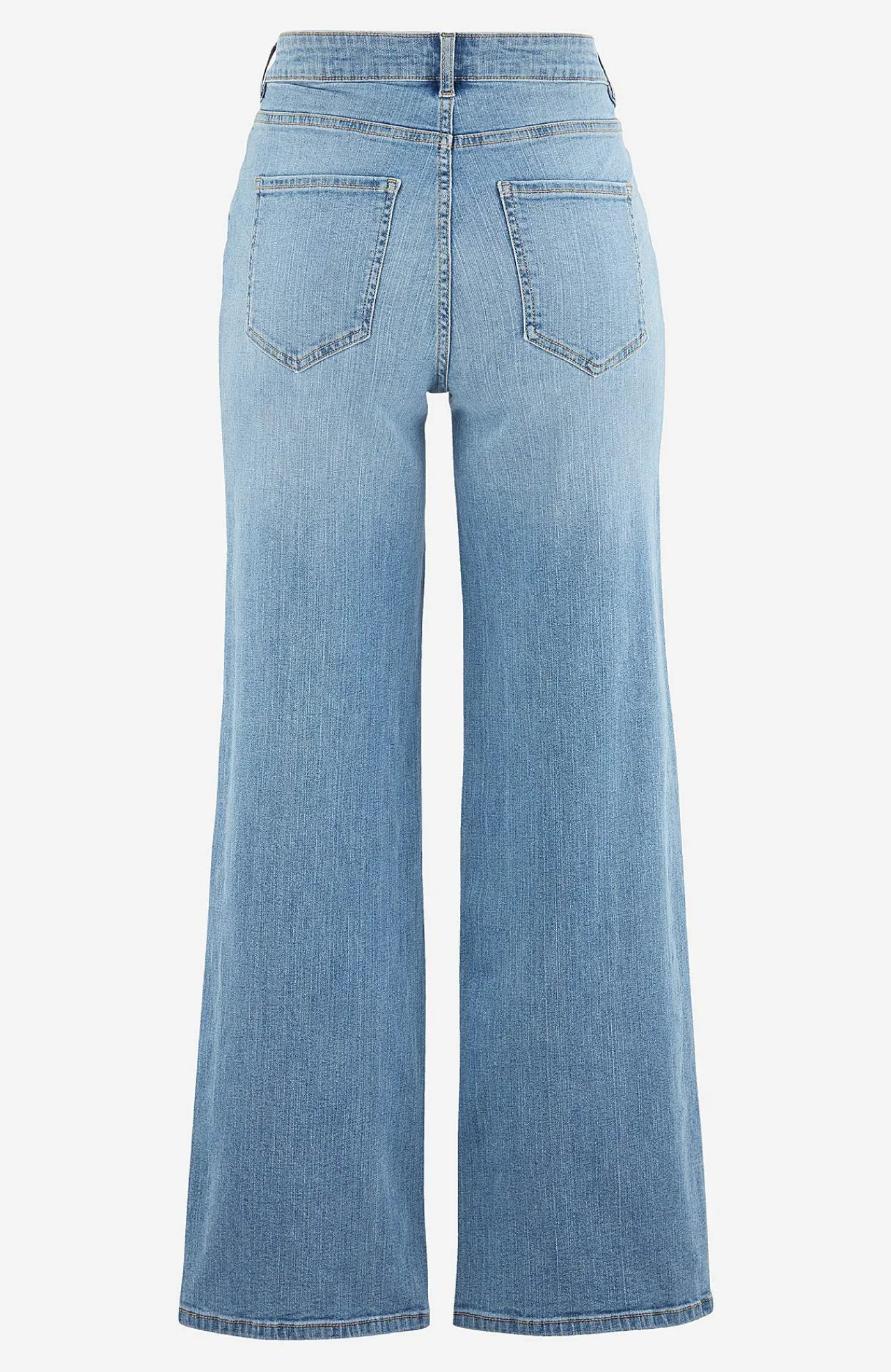 Høj Talje|Straight Fit-Cellbes of Sweden Stretchjeans med høj talje Lyseblå / Denim