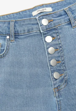 Høj Talje|Straight Fit-Cellbes of Sweden Stretchjeans med høj talje Lyseblå / Denim