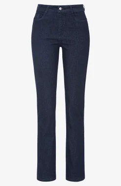 Ankeljeans|Flere Længder-Cellbes of Sweden Stretchjeans med lige ben - tre længder Linnea Mørk denim / Ikke vasket