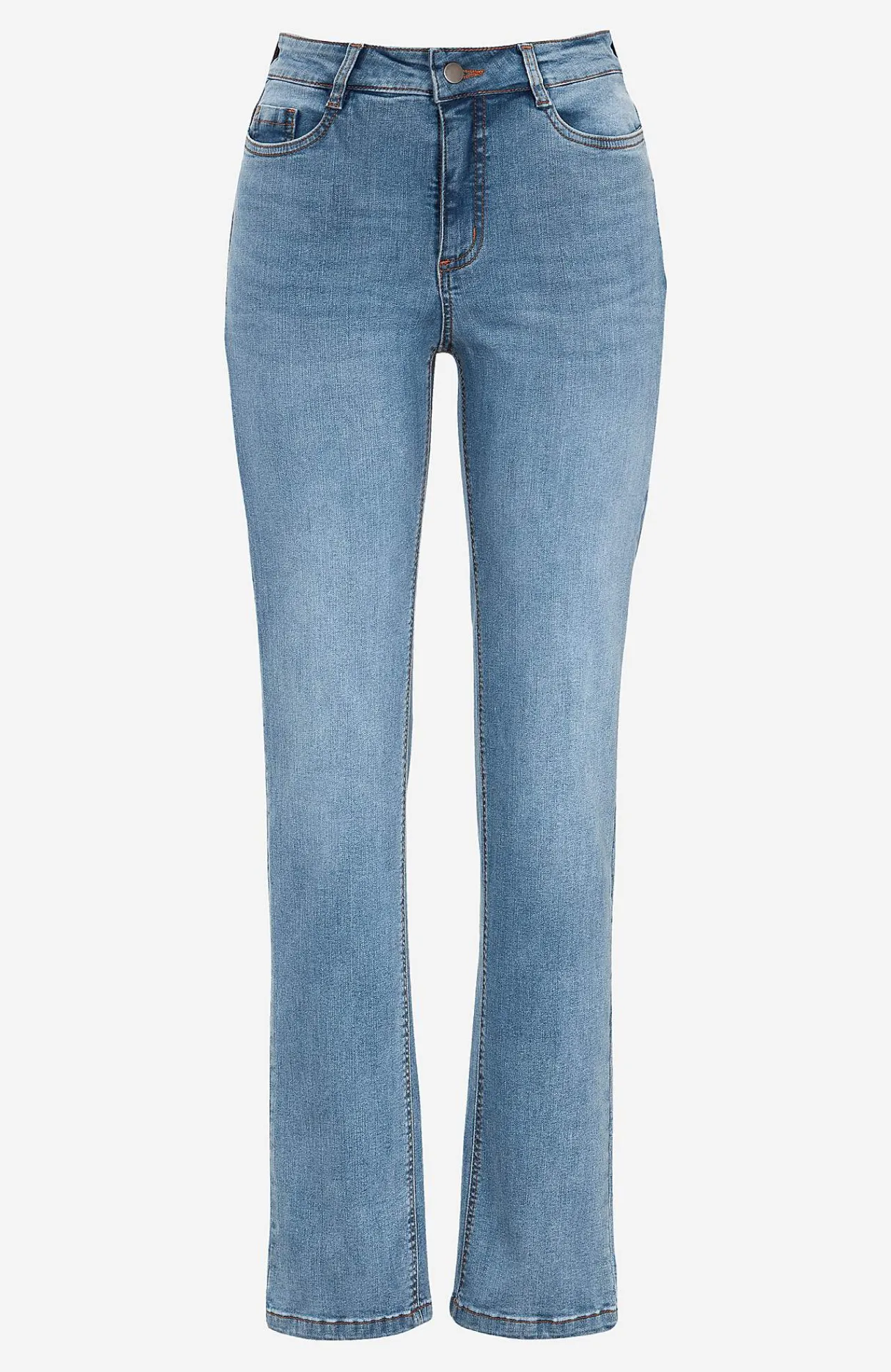 Ankeljeans|Flere Længder-Cellbes of Sweden Stretchjeans med lige ben - tre længder Linnea Lyseblå / Denim