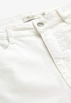 Ankeljeans|Flere Længder-Cellbes of Sweden Stretchjeans med lige ben - tre længder Linnea Hvid denim