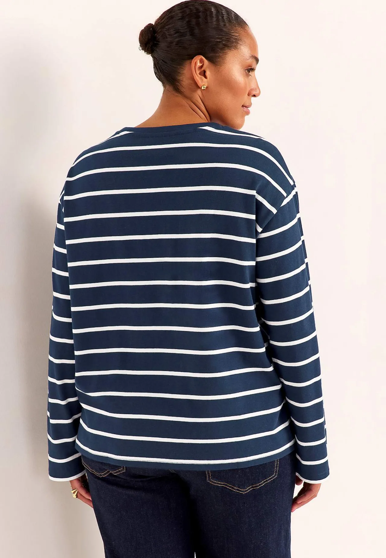 Mønstrede|Toppe-Cellbes of Sweden Stribet jerseytop i økologisk bomuld | Cellbes