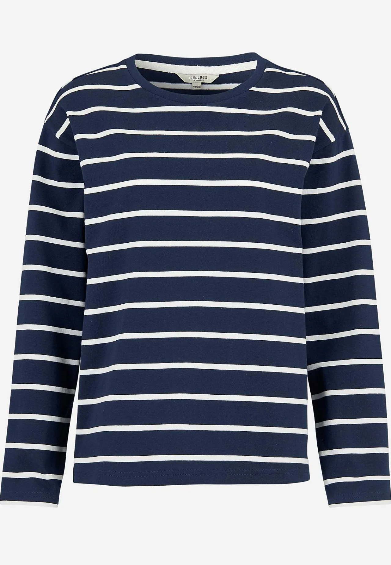 Mønstrede|Toppe-Cellbes of Sweden Stribet jerseytop i økologisk bomuld | Cellbes