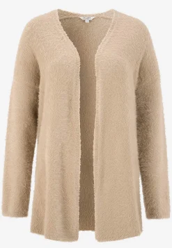 Cardiganer|Cardiganer-Cellbes of Sweden Strikket, åben cardigan Beige