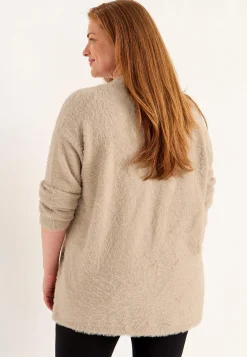 Cardiganer|Cardiganer-Cellbes of Sweden Strikket, åben cardigan Beige