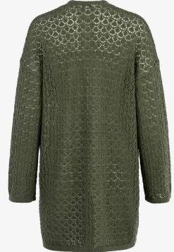 Cardiganer|Cardiganer- Strikket cardigan med hulmønster | Cellbes