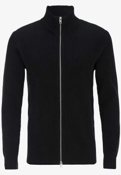 Striktrøjer- Strikket cardigan med lynlås | Cellbes