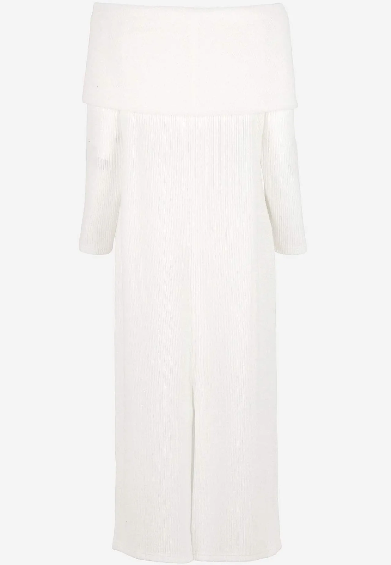 Festkjoler|Festkjoler-Johanna Toftby x Cellbes Strikket kjole Offwhite / Meleret