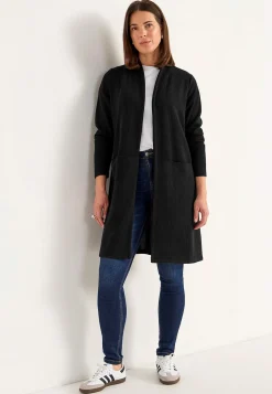Cardiganer|Cardiganer-Cellbes of Sweden Superblød cardigan med lommer Beata Sort