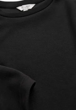 Korte Kjoler- Superblød jerseykjole i modalmiks Sort