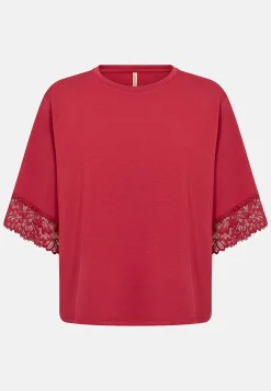 Toppe-Soyaconcept Superblød jerseytop med blonde | Cellbes