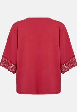 Toppe-Soyaconcept Superblød jerseytop med blonde | Cellbes