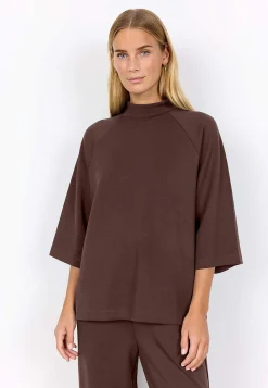 Poloskjorter|Toppe-Soyaconcept Superblød jerseytop med lav rullekrave | Cellbes
