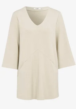 3/4 Ærmet-Cellbes of Sweden Superblød jerseytunika med lommer Lys beige