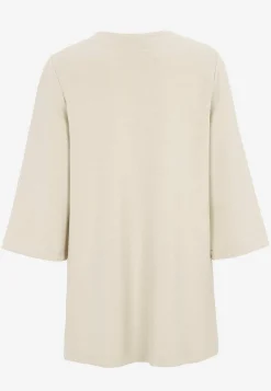 3/4 Ærmet-Cellbes of Sweden Superblød jerseytunika med lommer Lys beige
