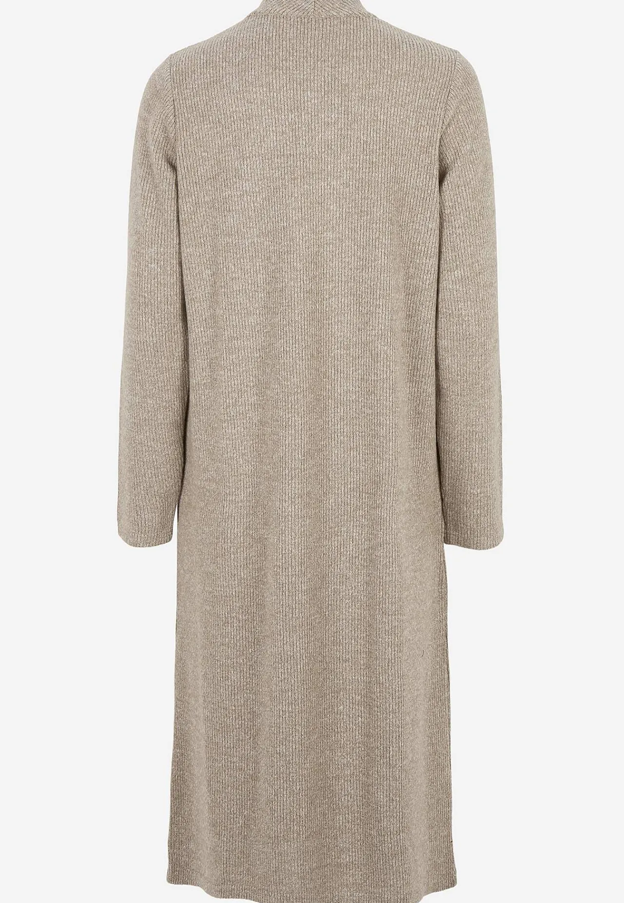 Cardiganer|Trøjer-Cellbes of Sweden Superblød, lang cardigan med lommer Beata Beige / Meleret