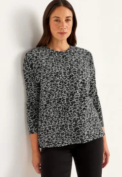 Mønstrede|Toppe-Cellbes of Sweden Superblød, langærmet jerseytop | Cellbes