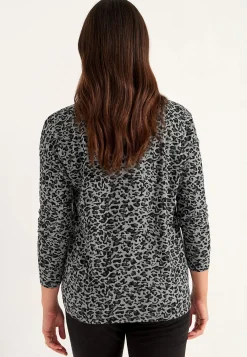 Mønstrede|Toppe-Cellbes of Sweden Superblød, langærmet jerseytop | Cellbes