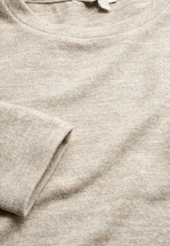 Toppe|Matchende Sæt-Cellbes of Sweden Superblød, langærmet jerseytop Beige / Meleret