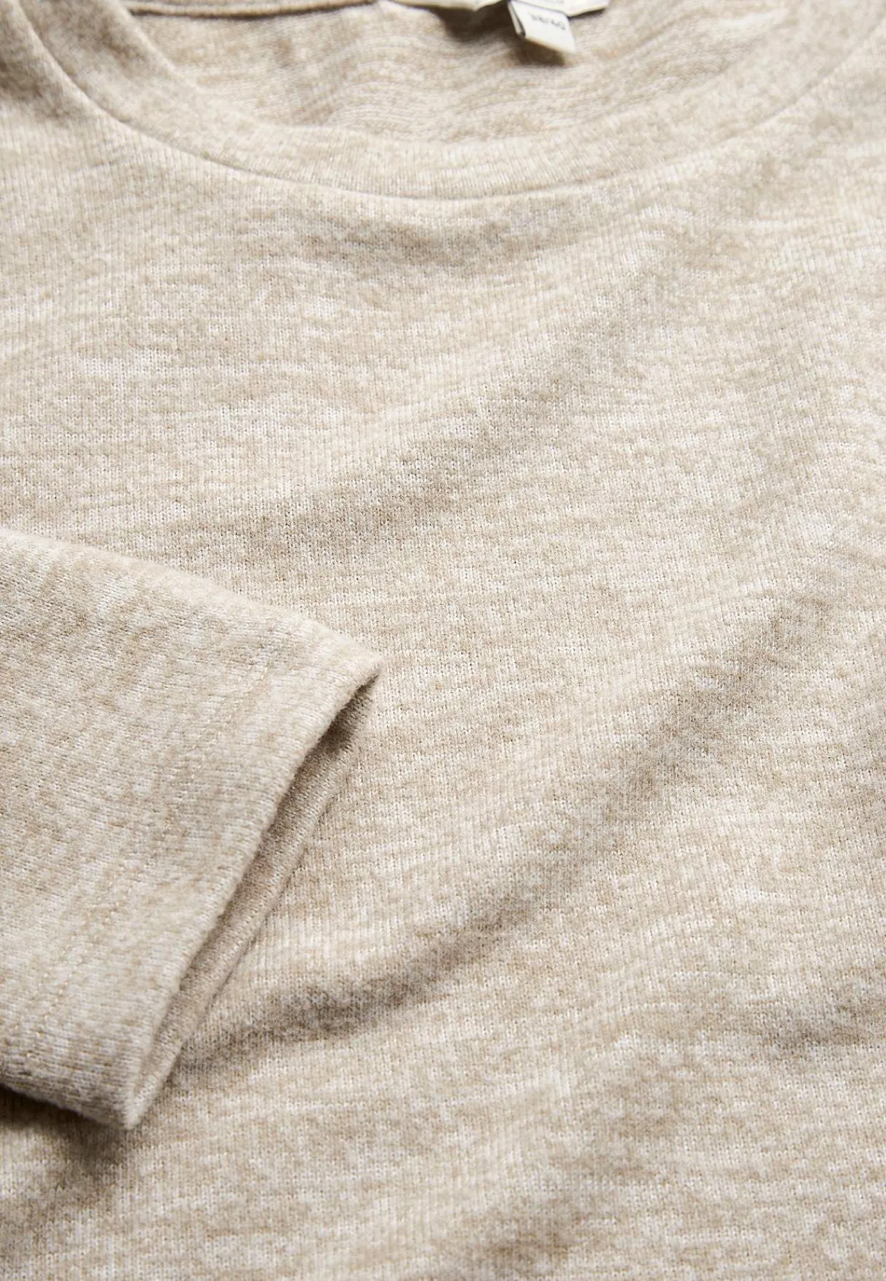 Toppe|Matchende Sæt-Cellbes of Sweden Superblød, langærmet jerseytop Beige / Meleret