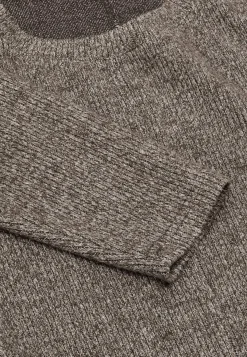 Strikkede|Tunika-Cellbes of Sweden Superblød tunika med lommer Beata Nougatmeleret
