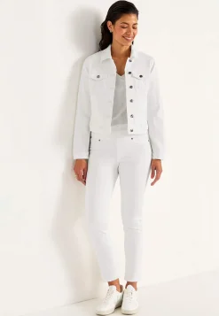 Forårsbukser|Høj Talje-Cellbes of Sweden Superkomfortable ankeljeans i denim Elin | Cellbes