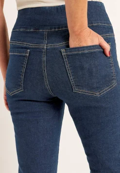 Forårsbukser|Høj Talje-Cellbes of Sweden Superkomfortable ankeljeans i denim Elin | Cellbes