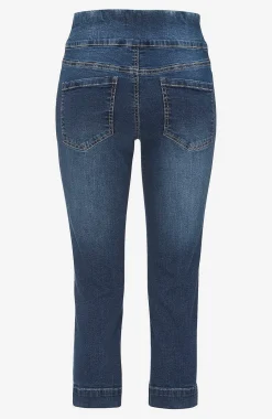 Forårsbukser|Capribukser-Cellbes of Sweden Superkomfortable caprijeggings i denim Elin Mellemblå / Denim