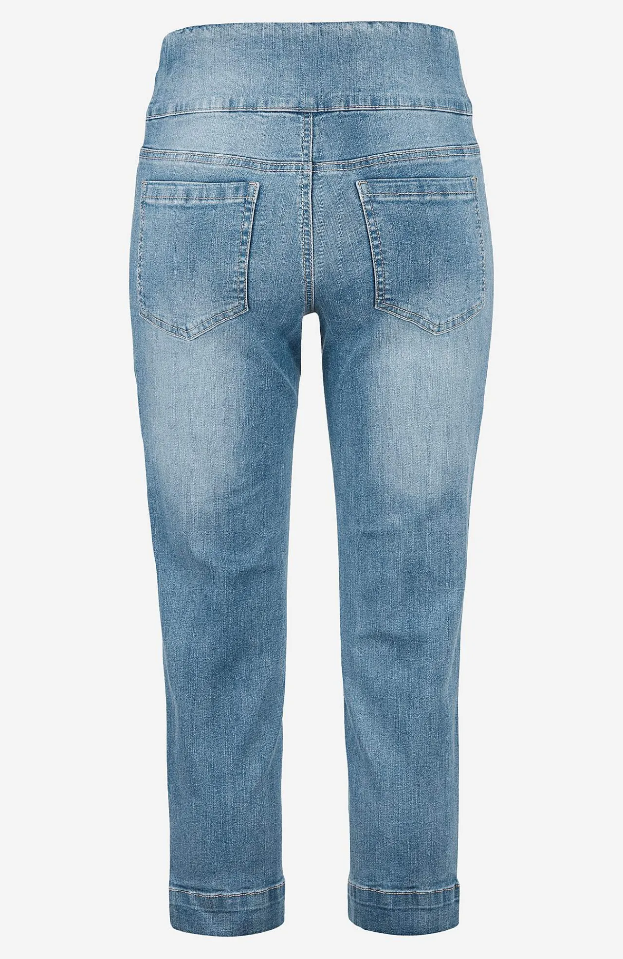 Forårsbukser|Capribukser- Superkomfortable caprijeggings i denim Elin Lyseblå / Denim