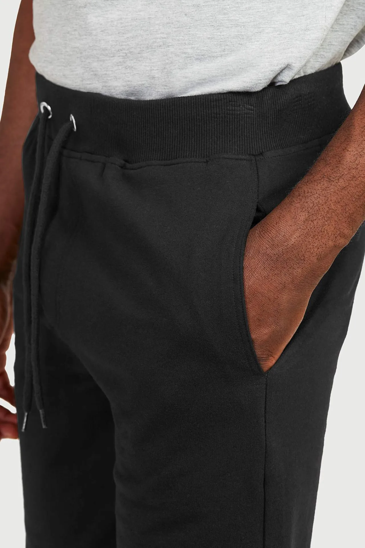 Shorts- Sweatshirt-shorts med uformel pasform Sort
