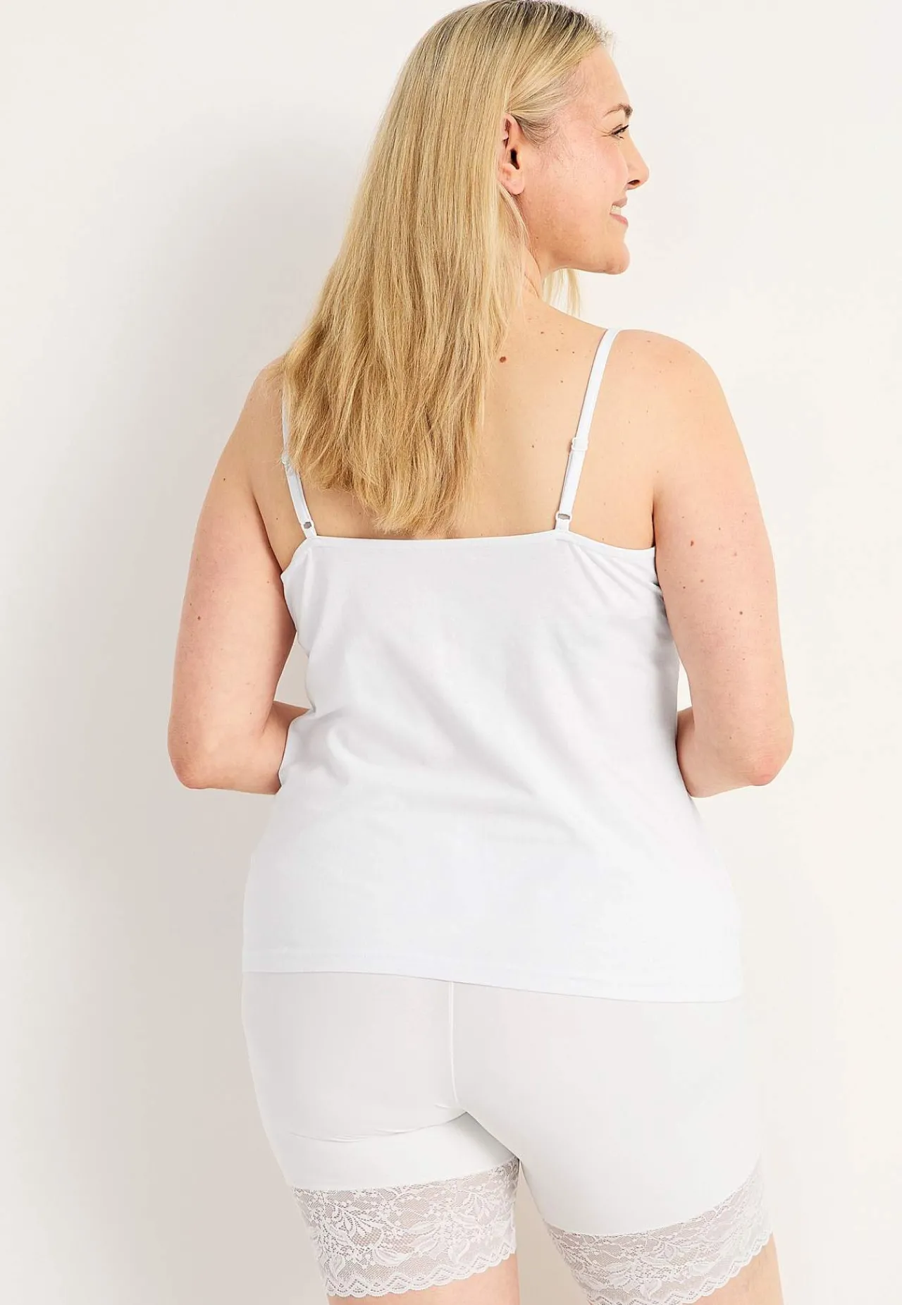 Tanktoppe|Toppe Og Tanktoppe-Cellbes of Sweden Tanktop i bomuld Hvid