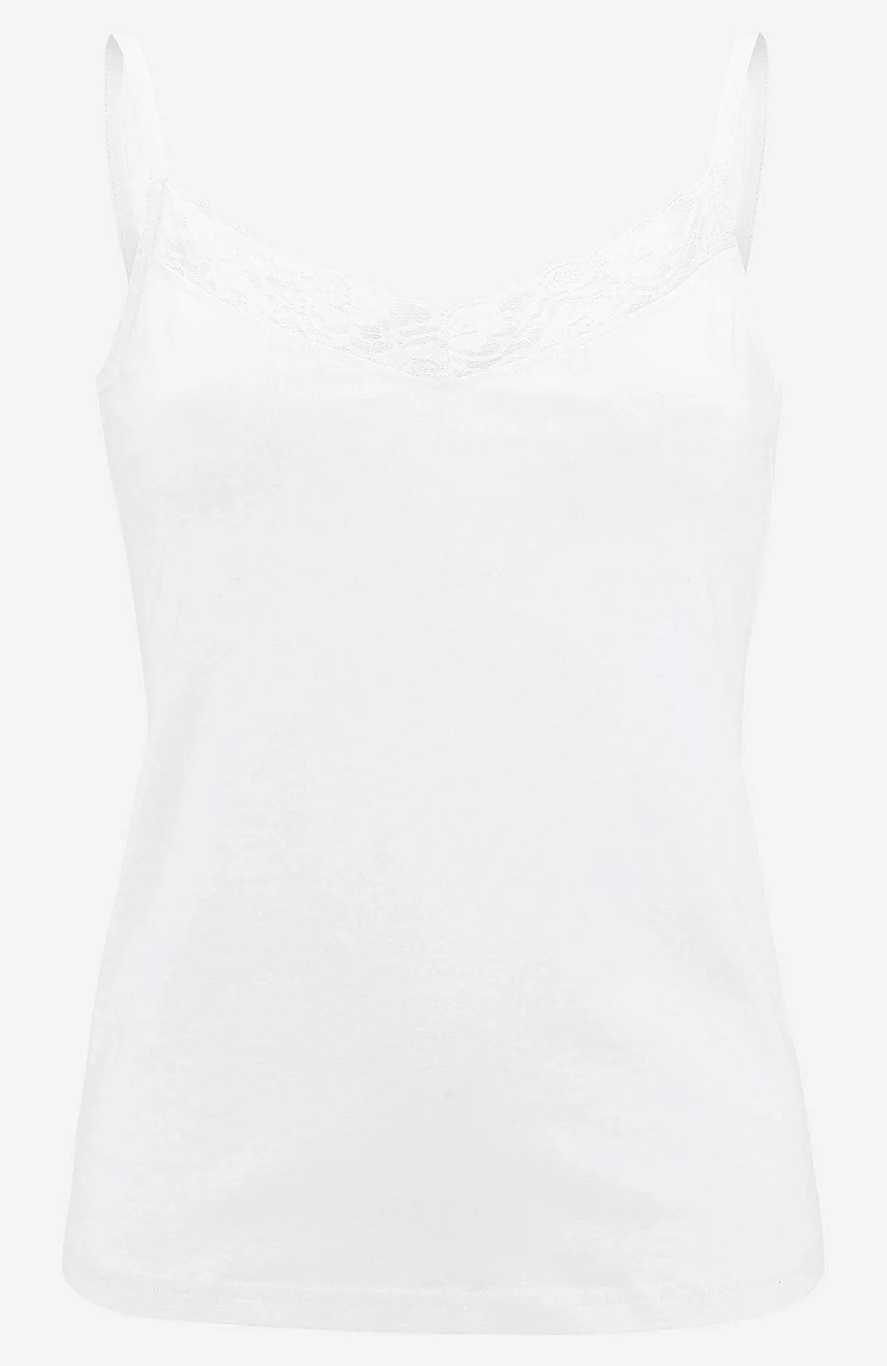 Tanktoppe|Toppe Og Tanktoppe-Cellbes of Sweden Tanktop i bomuld Hvid