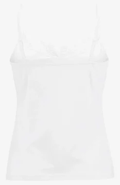 Tanktoppe|Toppe Og Tanktoppe-Cellbes of Sweden Tanktop i bomuld Hvid