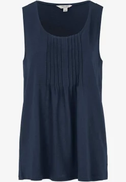 Toppe|Tanktoppe-Cellbes of Sweden Tanktop med dekorativ fold Marine