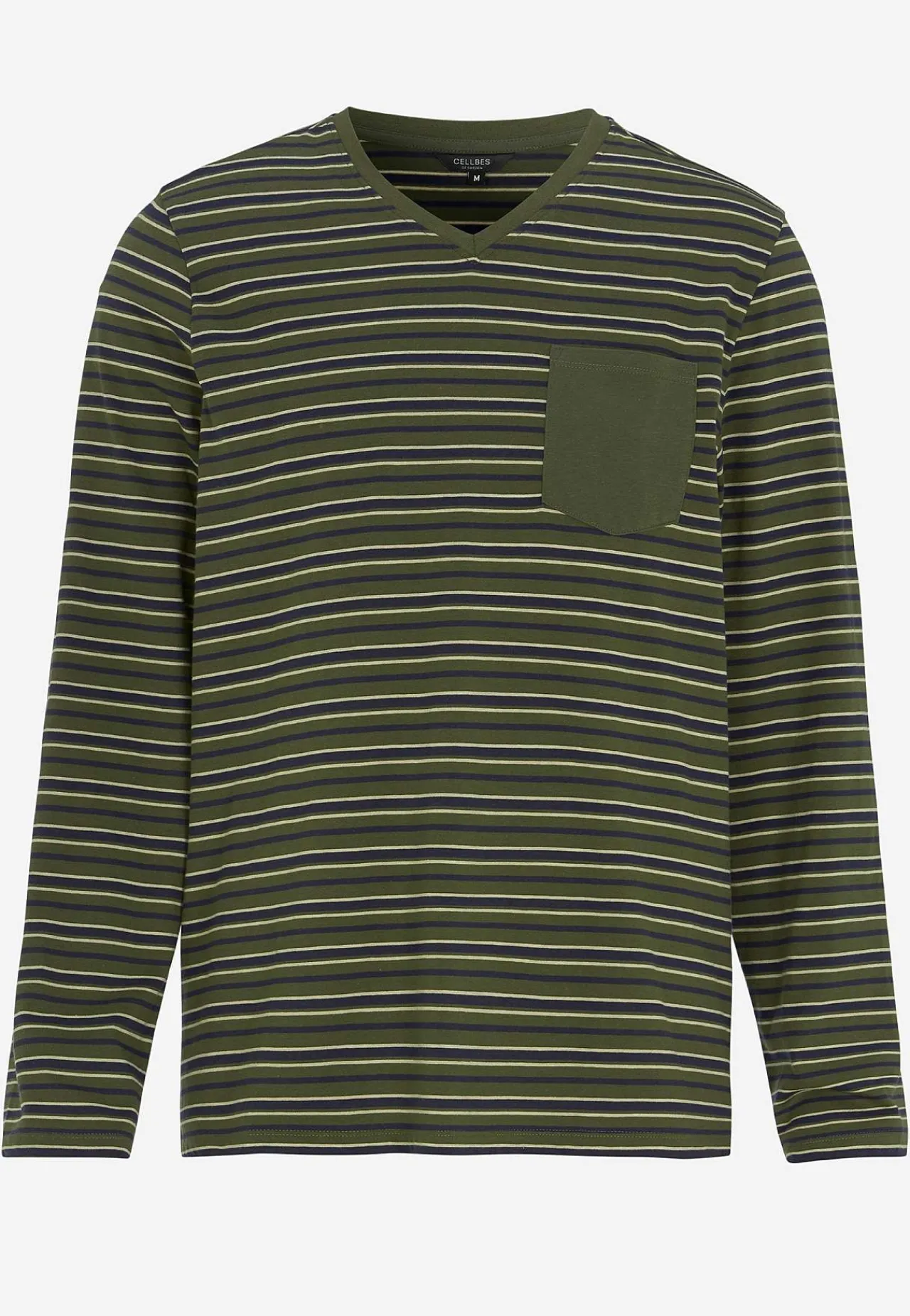 Pyjamas-Cellbes of Sweden To-delt pyjamas Grøn / Stribet