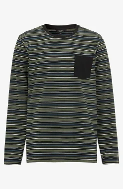 Pyjamas- To-delt pyjamas Sort / Grøn / Stribet