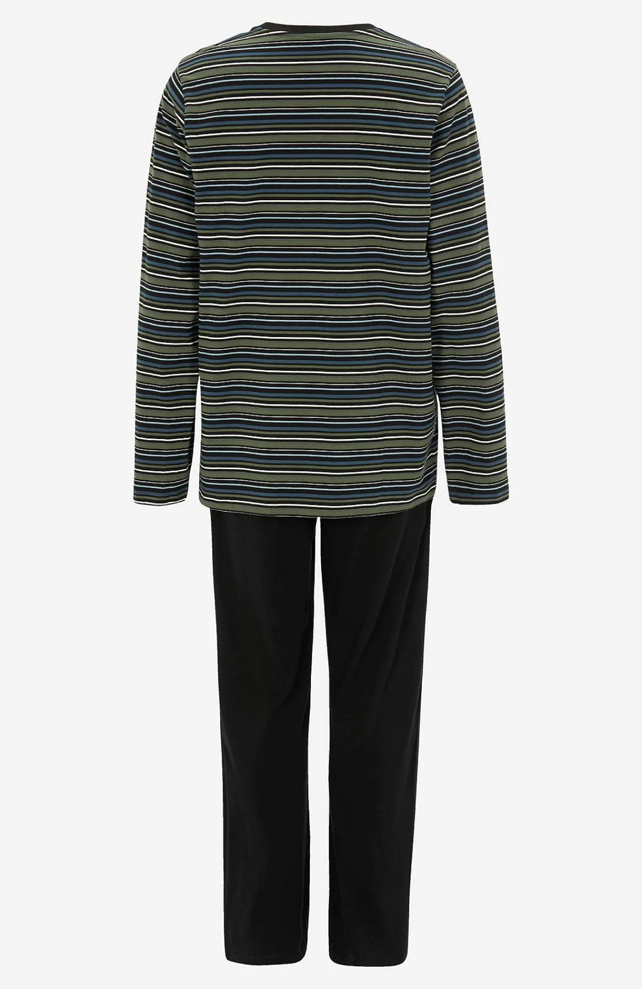 Pyjamas- To-delt pyjamas Sort / Grøn / Stribet