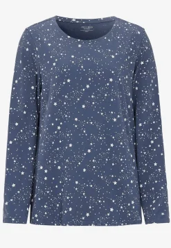 Undertøj|Nat- Og Hyggetøj- To-delt pyjamas Gråblå