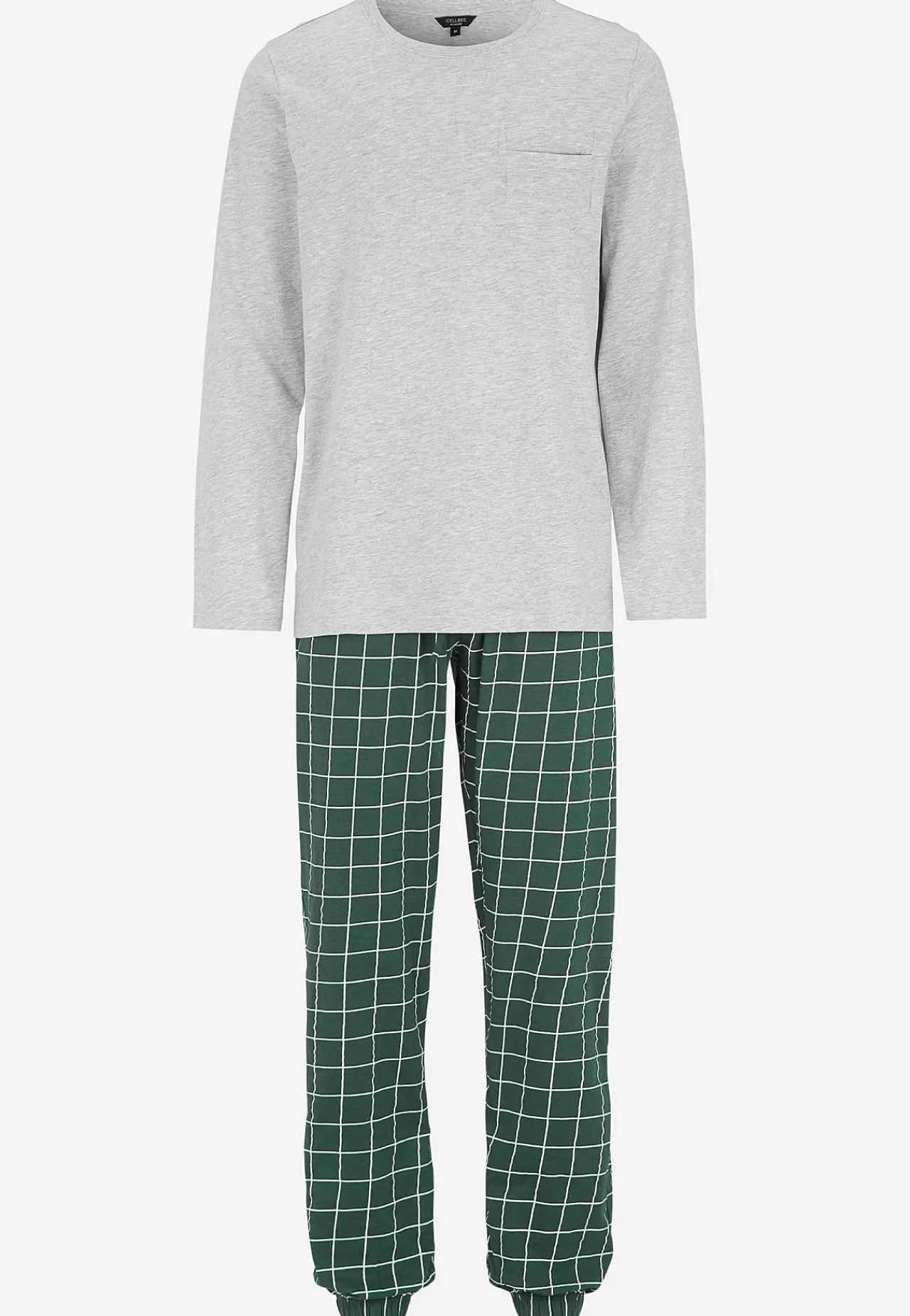 Pyjamas-Cellbes of Sweden To-delt pyjamas Grå / Ternet