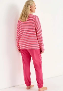 Undertøj|Nat- Og Hyggetøj-Cellbes of Sweden To-delt pyjamas Cerise / Stribet