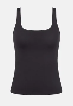 Tanktoppe|Toppe Og Tanktoppe-Sloggi Top i superblød modal GO Sense Tank Top Sort