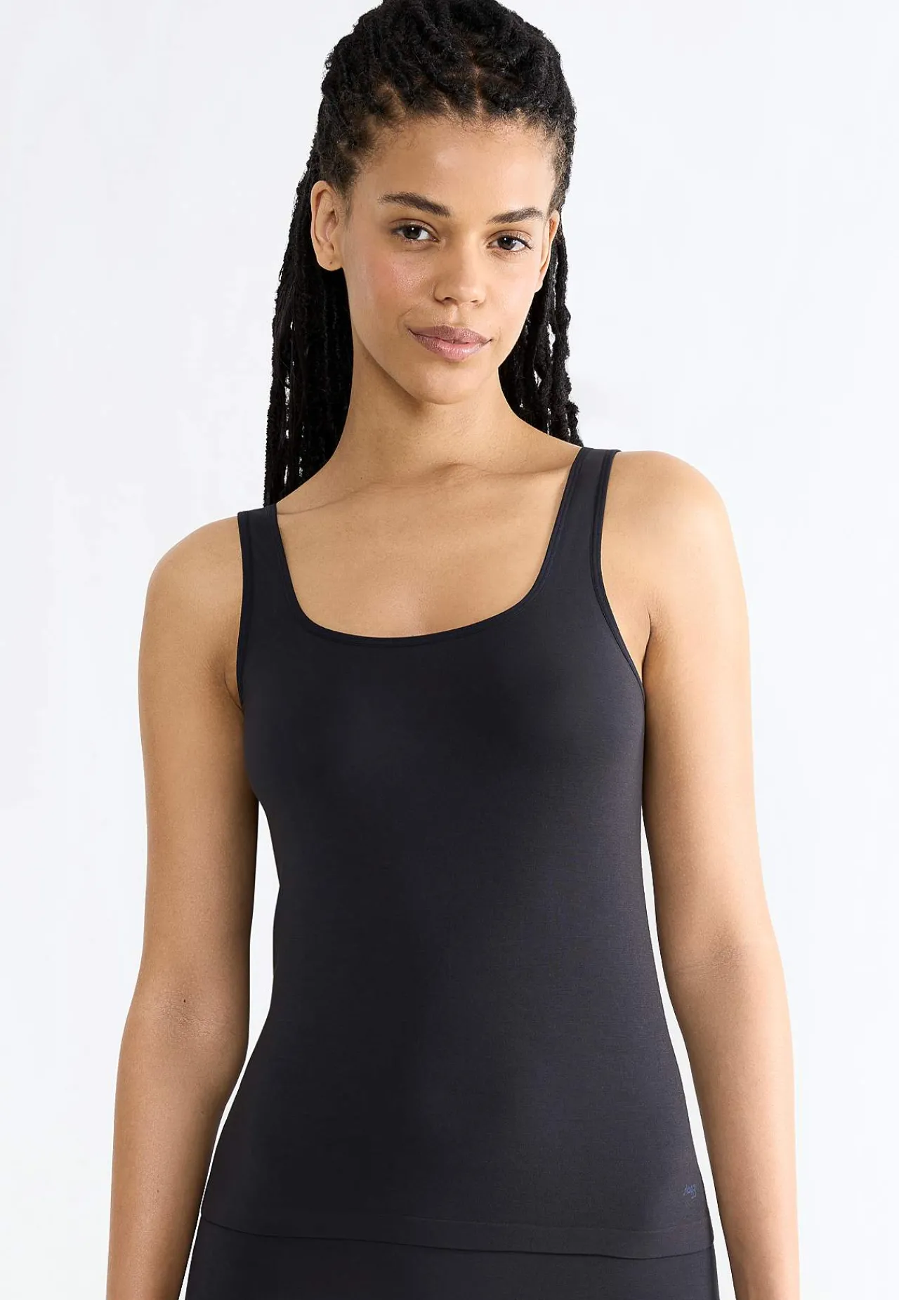 Tanktoppe|Toppe Og Tanktoppe-Sloggi Top i superblød modal GO Sense Tank Top Sort