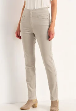 Manchester|Treggings- Treggings i kraftig fløjl Beige