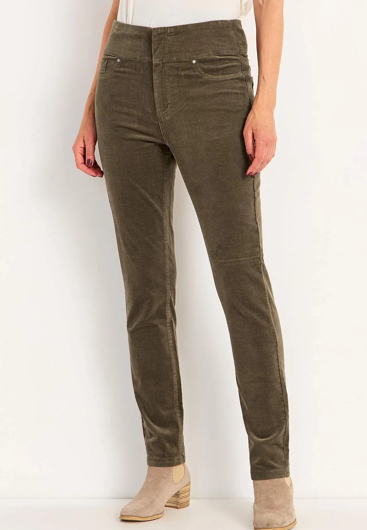 Manchester|Treggings-Cellbes of Sweden Treggings i kraftig fløjl Nougat