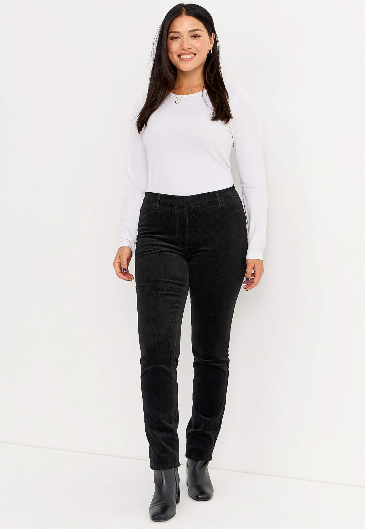 Manchester|Treggings-Cellbes of Sweden Treggings i kraftig fløjl Sort