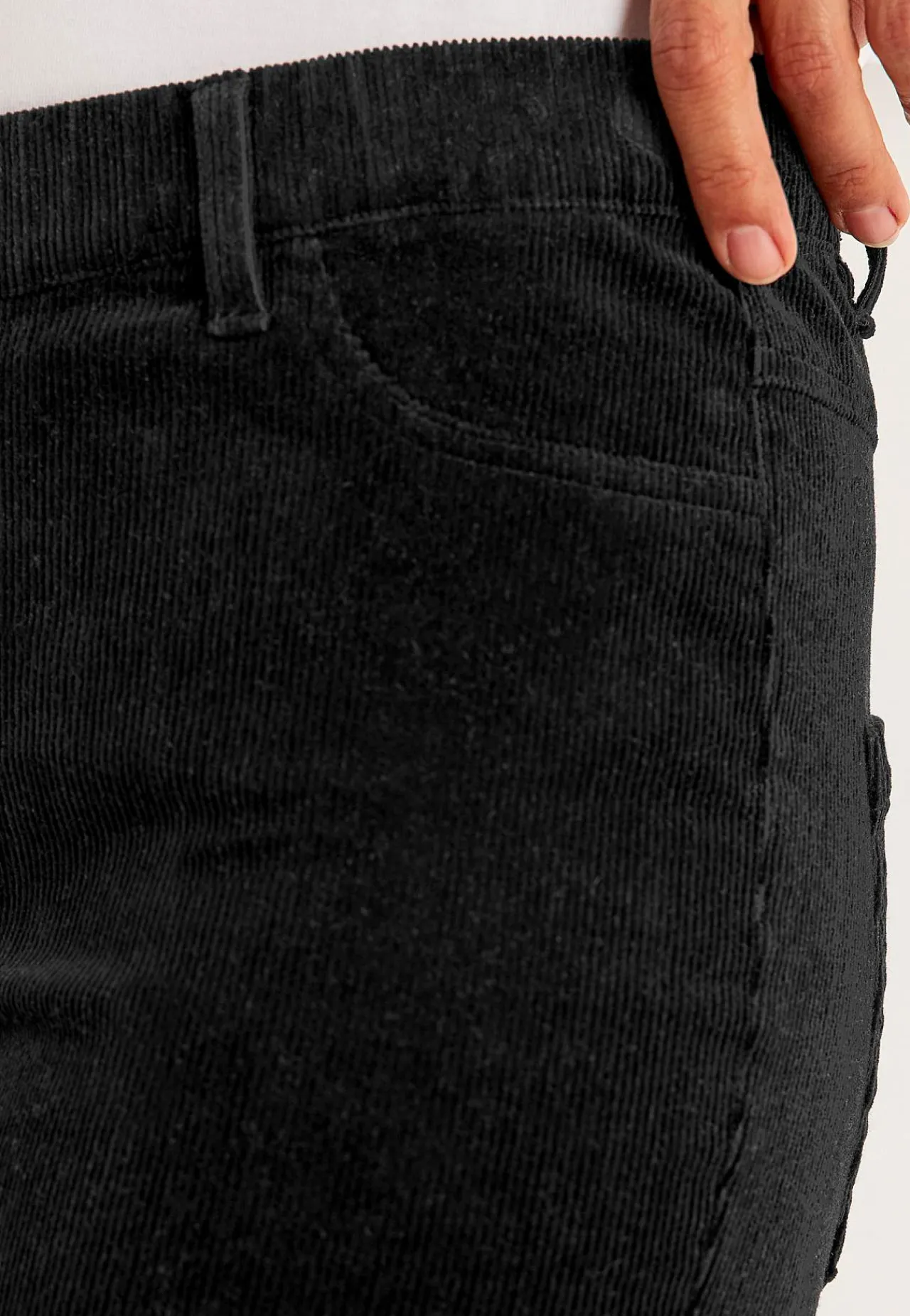 Manchester|Treggings-Cellbes of Sweden Treggings i kraftig fløjl Sort