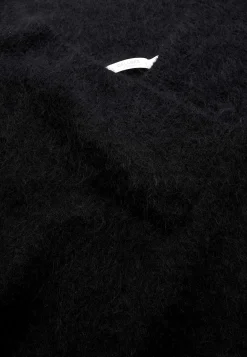 Trøjer|Striktrøjer- Trøje Premium i mohair- og uldblanding Sort