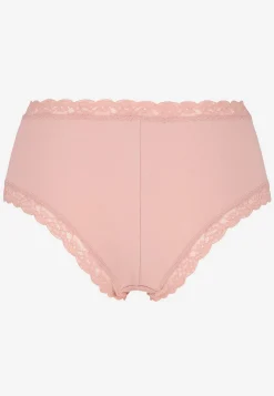 Undertøj|Flerpak Undertøj-Cellbes of Sweden Trusse med blonde og brasiliansk snit 3-pack Lys pink+nougat+hvid
