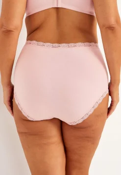 Undertøj|Flerpak Undertøj-Cellbes of Sweden Trusse med høj talje og blonde 3-pack Lys rosa